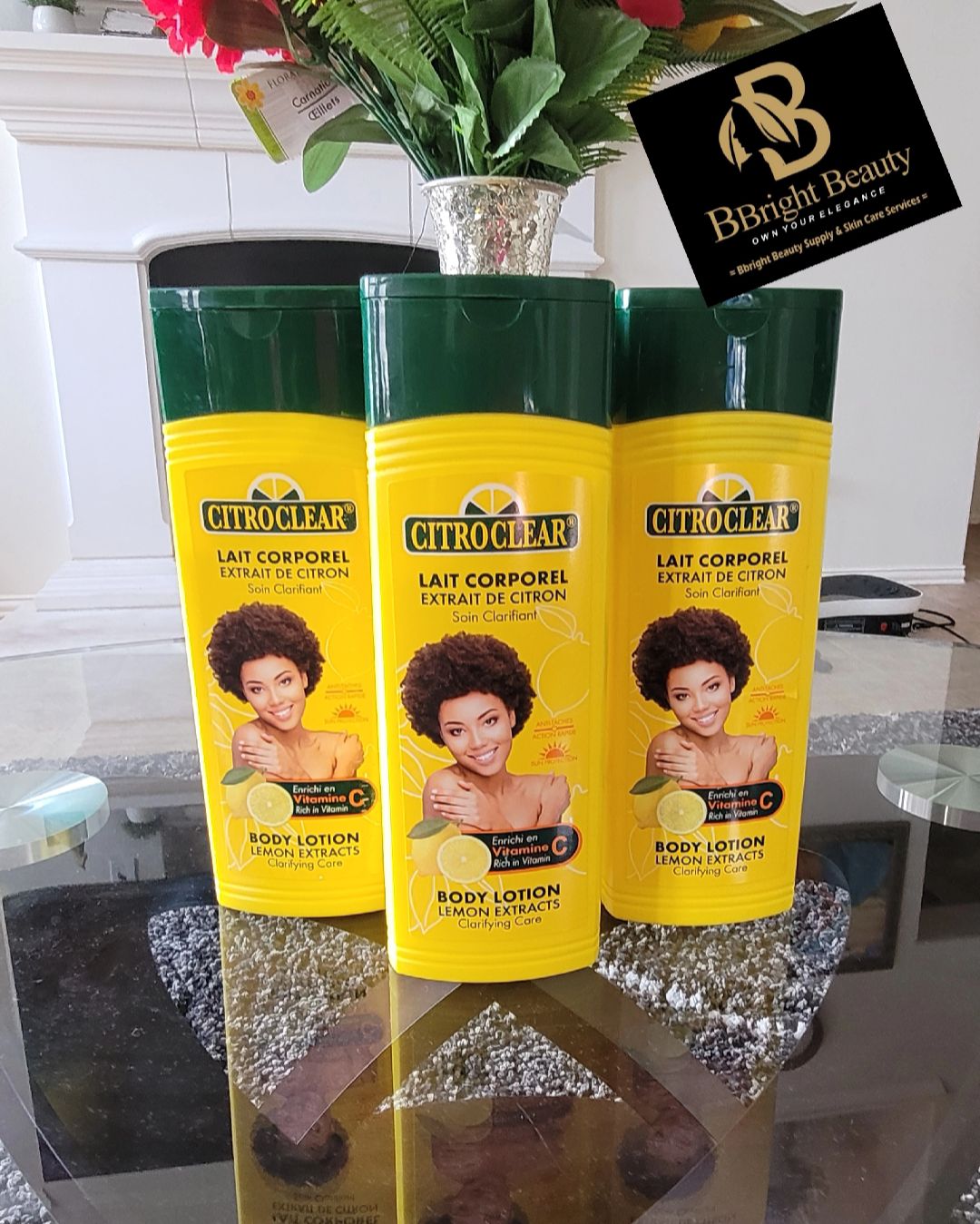 Citroclear skin whitening accelerator with lemon extract lotion 500ml(Price is for one piece)