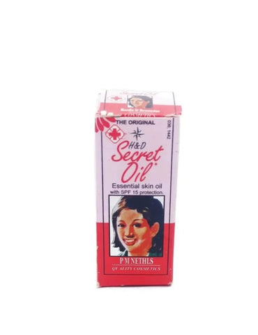 The original H&D secret  essential skin oil with spf 15 28g
