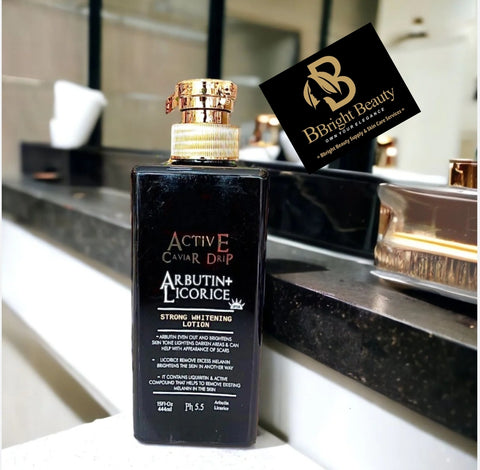 Active Caviar Drip Arbutin + Licorice Strong Whitening Lotion 444ml