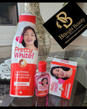 Pretty White Lightening Body Lotion 500ML Lotion Set(Lotion,Oil,Soap)