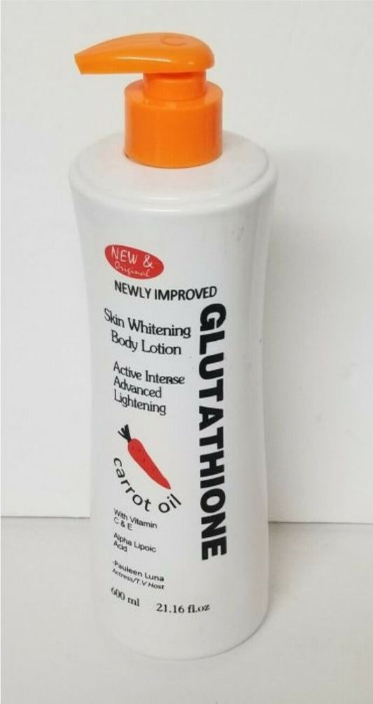 1 Glutathione Skin Whitening with Carrot Oil Lotion 600ml