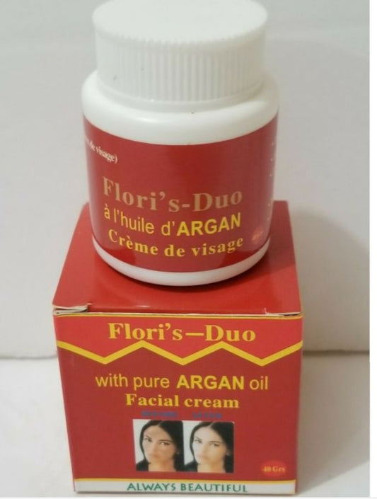 Flori's Duo with Argan Oil Face Cream