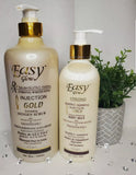 Easy Glow Strong Gluta C inj strong brightening lotion 500ml plus The Shower Gel 1000ml