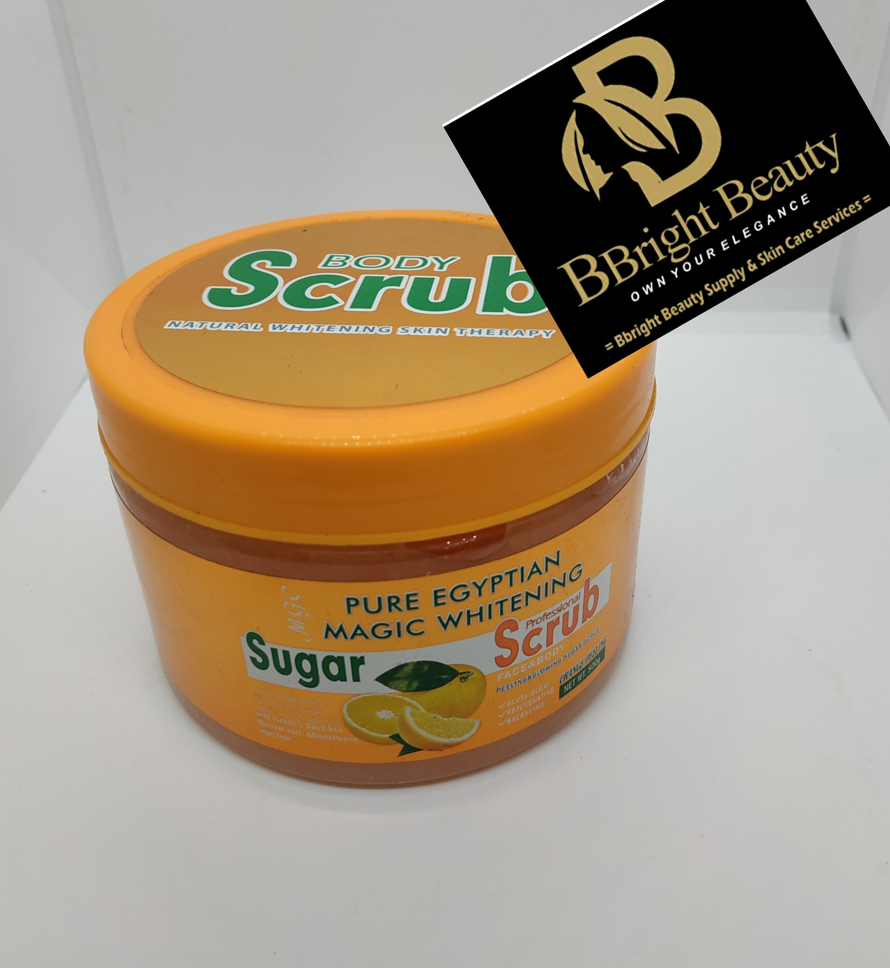 Pure Egyptian magic whitening orange sugar scrub 500g