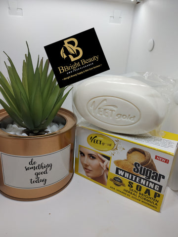 Veet Gold Sugar Whitening Soap with AHA,vitamin B3 200g