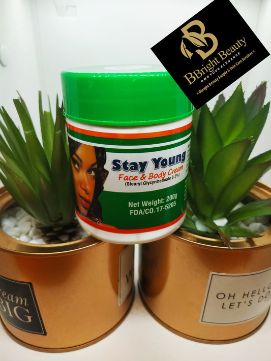Stay Young brightening Face and Body Cream 200g