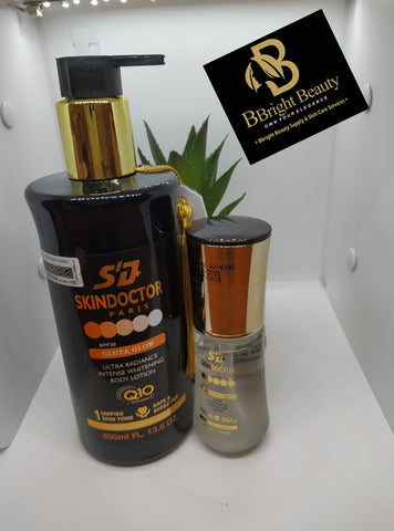 Skin Doctor Paris Ultra Radiance Intense Brightening lotion 400ml + Serum 50ml