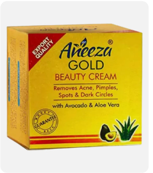 Aneeza Gold Beauty Cream with Aloe vera and Avocado Extract