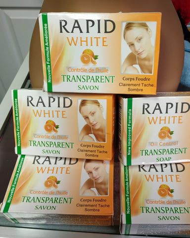 Rapid white transparent soap