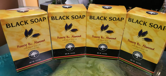 Honey and Almond with black seed extract soap