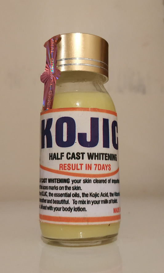 Kojic Half Caste Whitening Serum.Result in 7 days