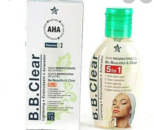 BB Clear lightening skin respectful oil 60ml