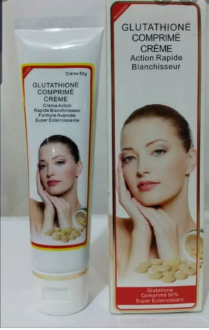 Glutathione Comprime Whitening Fast Action Tube Cream