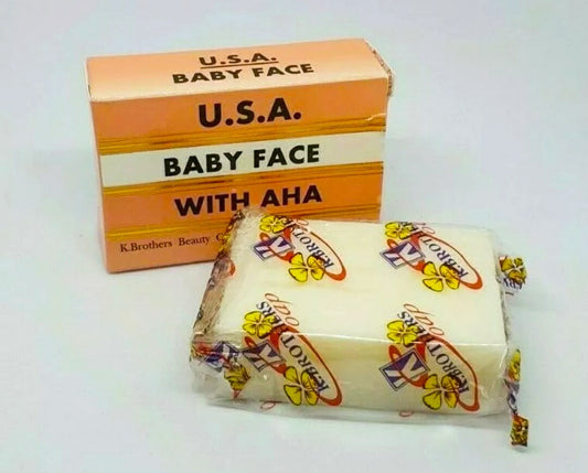 K Brothers USA Baby Face Soap with AHA