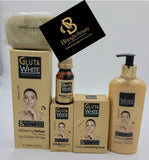 Gluta White Age Defying Lightening Lotion set(Lotion,soap,serum)