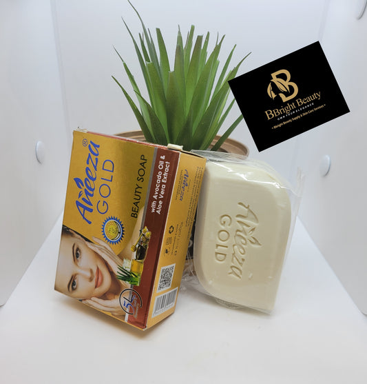 Aneeza Gold Beauty Soap with Aloe Vera & Avocado Extract 90g