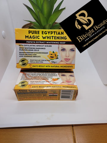 Pure Egyptian Magic Whitening Papaya Extract Whitening Soap 135gX2