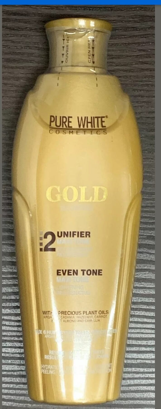 Pure White Cosmetics Gold Glowing Lotion 200ml