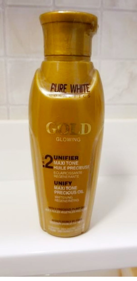 Pure White Gold Unifier Maxitone Lightening Oil