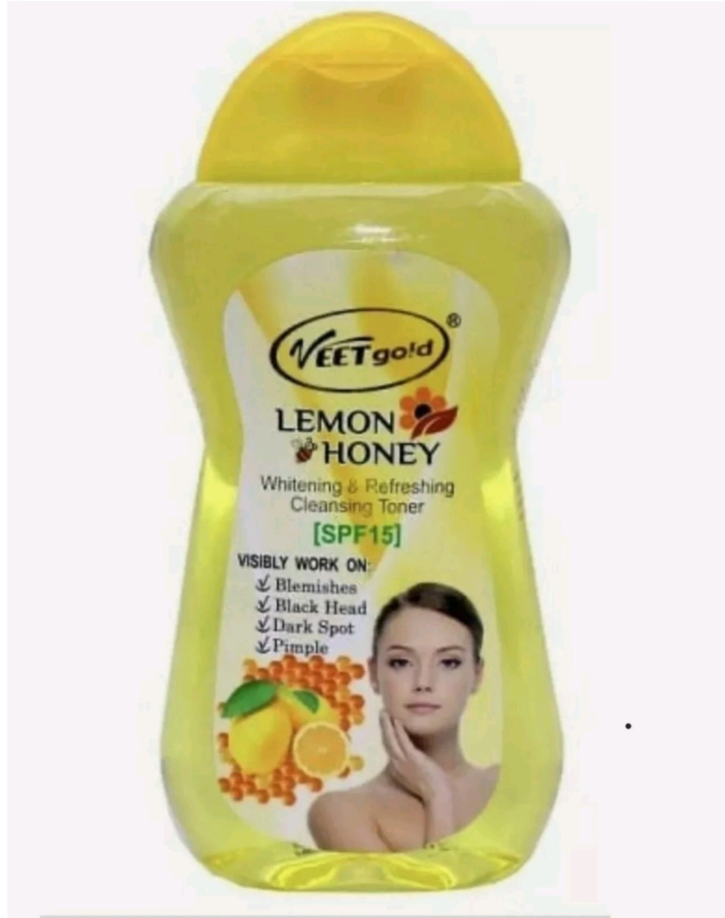 Veet Gold Lemon & Honey Whitening & Refreshing Cleansing Toner 300ml