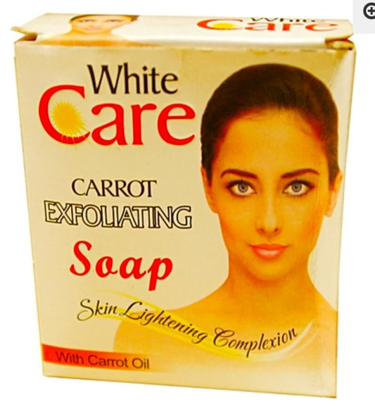 White Care Carrot Exfoliating Skin Lightening Soap